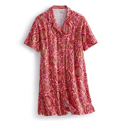 VERA BRADLEY OUTLET COTTON BUTTON-DOWN NIGHT DRESS