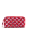 Vera Bradley Outlet Cotton Essential Continental Wallet In Red