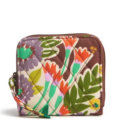 Vera Bradley Outlet Cotton Essential Small Zip-around Wallet In Multi