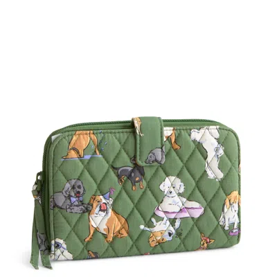 Vera Bradley Outlet Cotton Essential Tab Wallet In Green