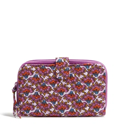 Vera Bradley Outlet Cotton Essential Tab Wallet In Pink