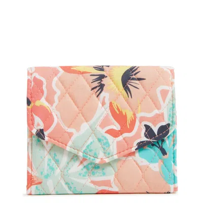 Vera Bradley Outlet Cotton Mini Tri-fold Wallet In Multi
