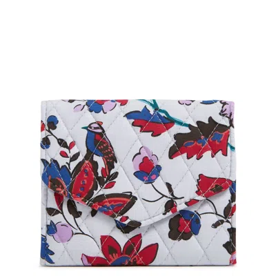 Vera Bradley Outlet Cotton Mini Tri-fold Wallet In Multi
