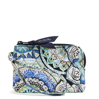 Vera Bradley Outlet Cotton Rfid Zip-top Id Case In Multi