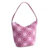 Vera Bradley Outlet Cotton Slouchy Bucket Shoulder Bag
