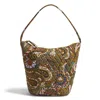 Vera Bradley Outlet Cotton Slouchy Bucket Shoulder Bag In Multi