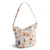 Vera Bradley Outlet Cotton Slouchy Bucket Shoulder Bag In Multi