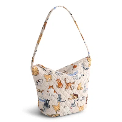 Vera Bradley Outlet Cotton Slouchy Bucket Shoulder Bag In Multi
