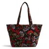 Vera Bradley Outlet Cotton Small East West Tote In Multi