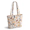 Vera Bradley Outlet Cotton Small Vera Tote Bag In Multi