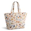 Vera Bradley Outlet Cotton Travel Tote Bag In Multi
