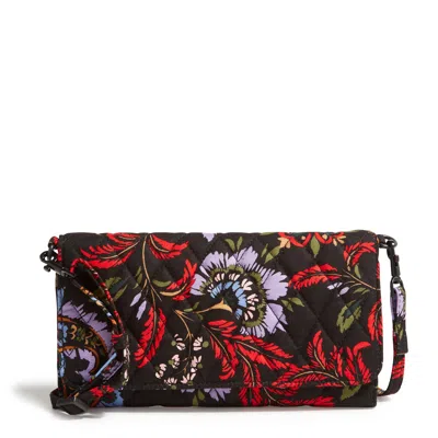 Vera Bradley Outlet Cotton Wallet Crossbody In Multi