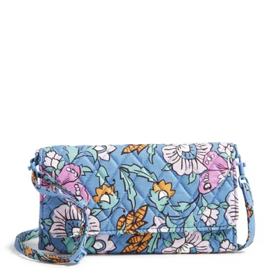 Vera Bradley Outlet Cotton Wallet Crossbody In Multi