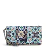 Vera Bradley Outlet Cotton Wallet Crossbody In Multi
