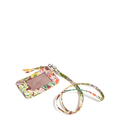 Vera Bradley Outlet Cotton Zip Id And Lanyard In Multi