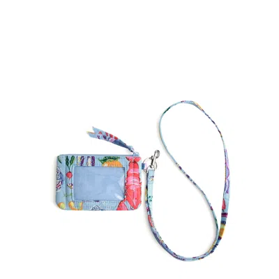 Vera Bradley Outlet Cotton Zip Id Lanyard