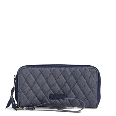 Vera Bradley Outlet Denim Accordion Wristlet In Multi