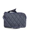 Vera Bradley Outlet Denim Zip-top Id Case In Multi