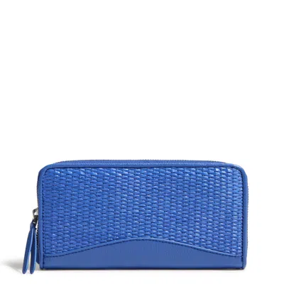 Vera Bradley Outlet Essential Continental Wallet In Blue