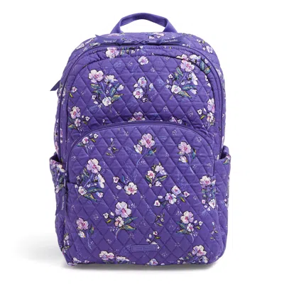 Vera Bradley Outlet Essential Large Backpack In Purple