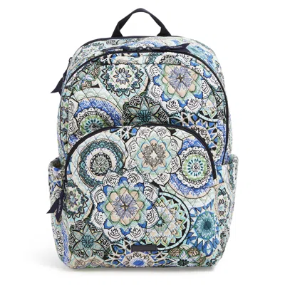 Vera Bradley Outlet Essential Large Backpack In Silver