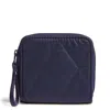 Vera Bradley Outlet Essential Small Zip-around Wallet In Blue