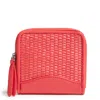 Vera Bradley Outlet Essential Small Zip-around Wallet In Red