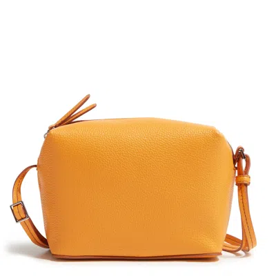 Vera Bradley Outlet Faux Leather Camera Bag Crossbody In Yellow