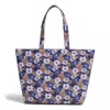 Vera Bradley Outlet Faux Leather East West Tote In Multi