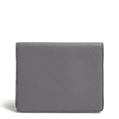 Vera Bradley Outlet Faux Leather Essential Passport Cover In Grey