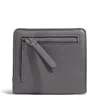 Vera Bradley Outlet Faux Leather Essential Small Wallet In Grey