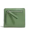 Vera Bradley Outlet Faux Leather Essential Small Wallet In Green