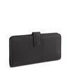 Vera Bradley Outlet Faux Leather Medium Essential Tab Wallet In Black
