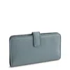 Vera Bradley Outlet Faux Leather Medium Essential Tab Wallet In Blue