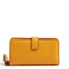 Vera Bradley Outlet Faux Leather Phone Wristlet In Yellow