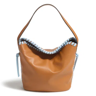 Vera Bradley Outlet Faux Leather Slouchy Bucket Shoulder Bag In Pattern