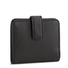 Vera Bradley Outlet Faux Leather Small Essential Tab Wallet In Black