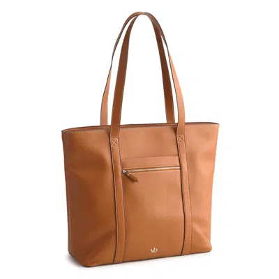 Vera Bradley Outlet Faux Leather Vera Tote Bag In Multi