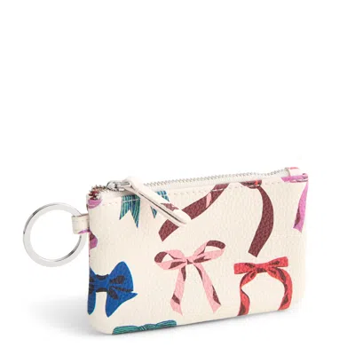 Vera Bradley Outlet Faux Leather Zip Id Case In Multi