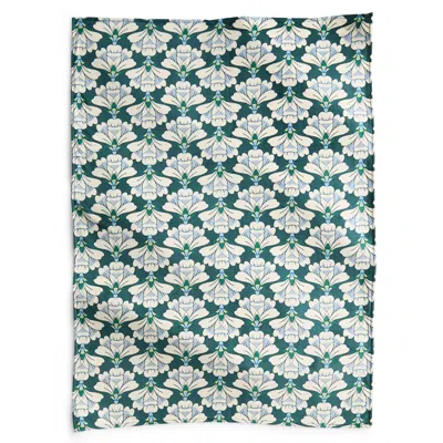 Vera Bradley Outlet Fleece Essential Oversized Throw Blanket In Green