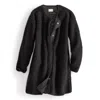 Vera Bradley Outlet Fleece Teddy Fleece Jacket In Black