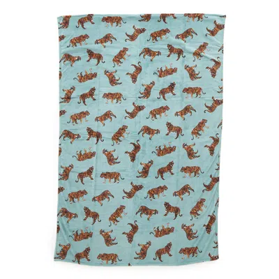 Vera Bradley Outlet Fleece Throw Blanket In Blue