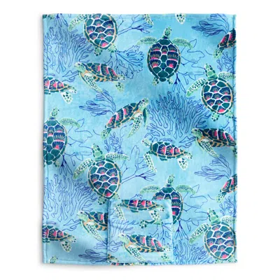 Vera Bradley Outlet Fleece Travel Blanket In Blue