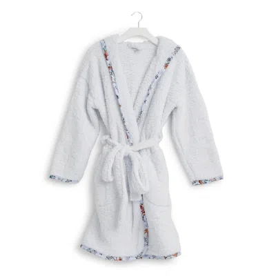 Vera Bradley Outlet Fluffy Fleece Robe In Blue