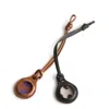 Vera Bradley Outlet Leather Bag Charm Set For Airtag In Black