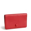 Vera Bradley Outlet Leather Card Case In Red