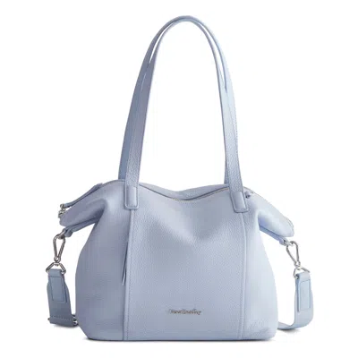 Vera Bradley Outlet Leather Charlie Small Shoulder Bag In Blue
