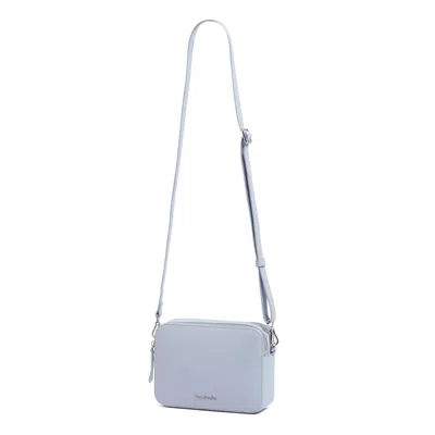 Vera Bradley Outlet Leather Evie Crossbody Bag In Blue