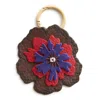 Vera Bradley Outlet Leather Flower Bag Charm In Multi