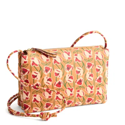 Vera Bradley Outlet Leather Foxbury Crossbody In Multi
